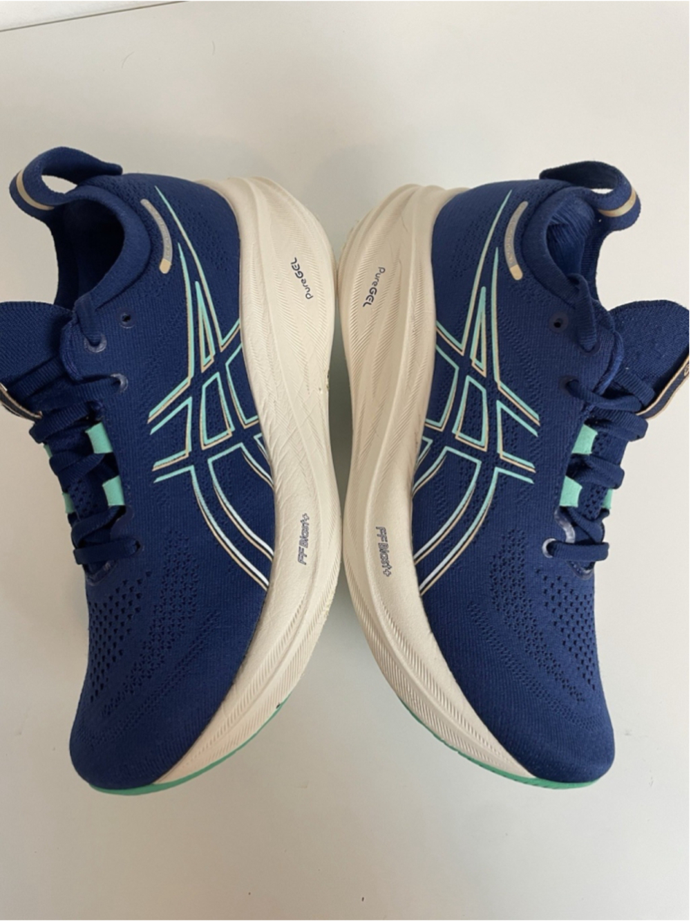 Asics Gel Nimbus 26 Womens Size 8 Blue Athletic Running Shoes Sneakers - Picture 8 of 11